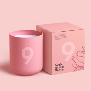 Candle box packaging