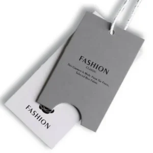 Aero print fashion tag